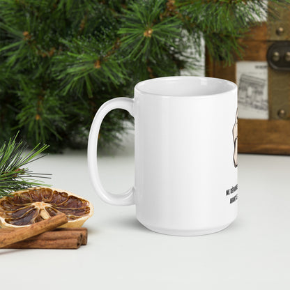 Mug Blanc Brillant - Fantôme Du Matin