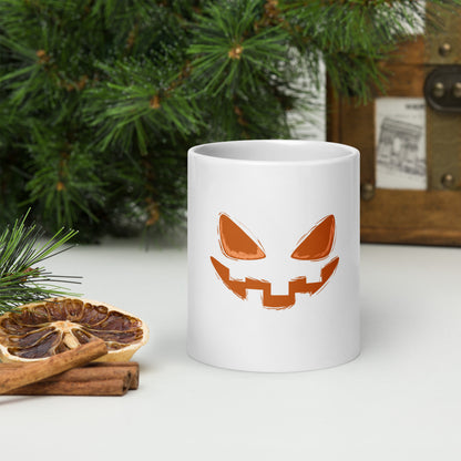 Mug Blanc Brillant - Sourire d'Enfer