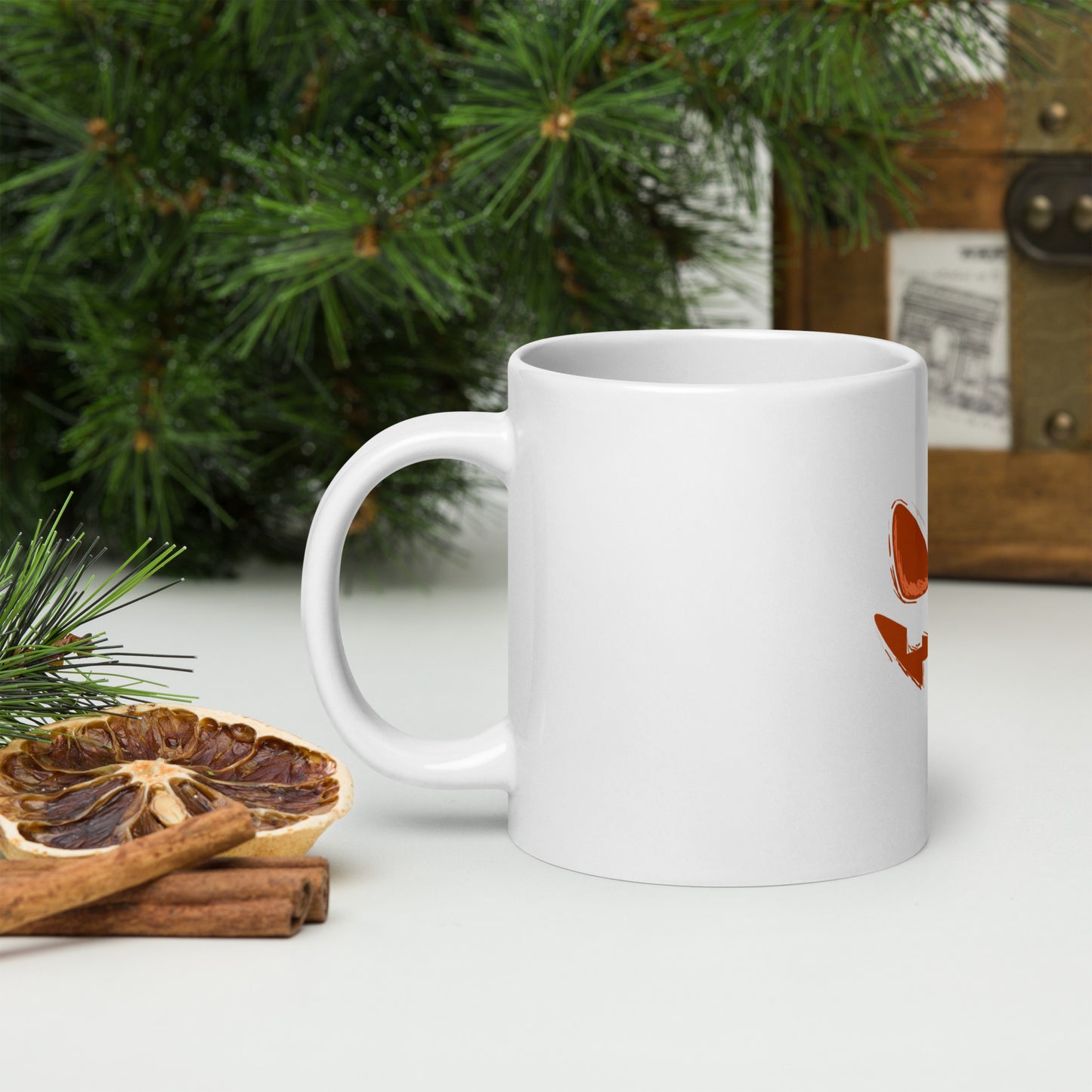 Mug Blanc Brillant - Sourire d'Enfer