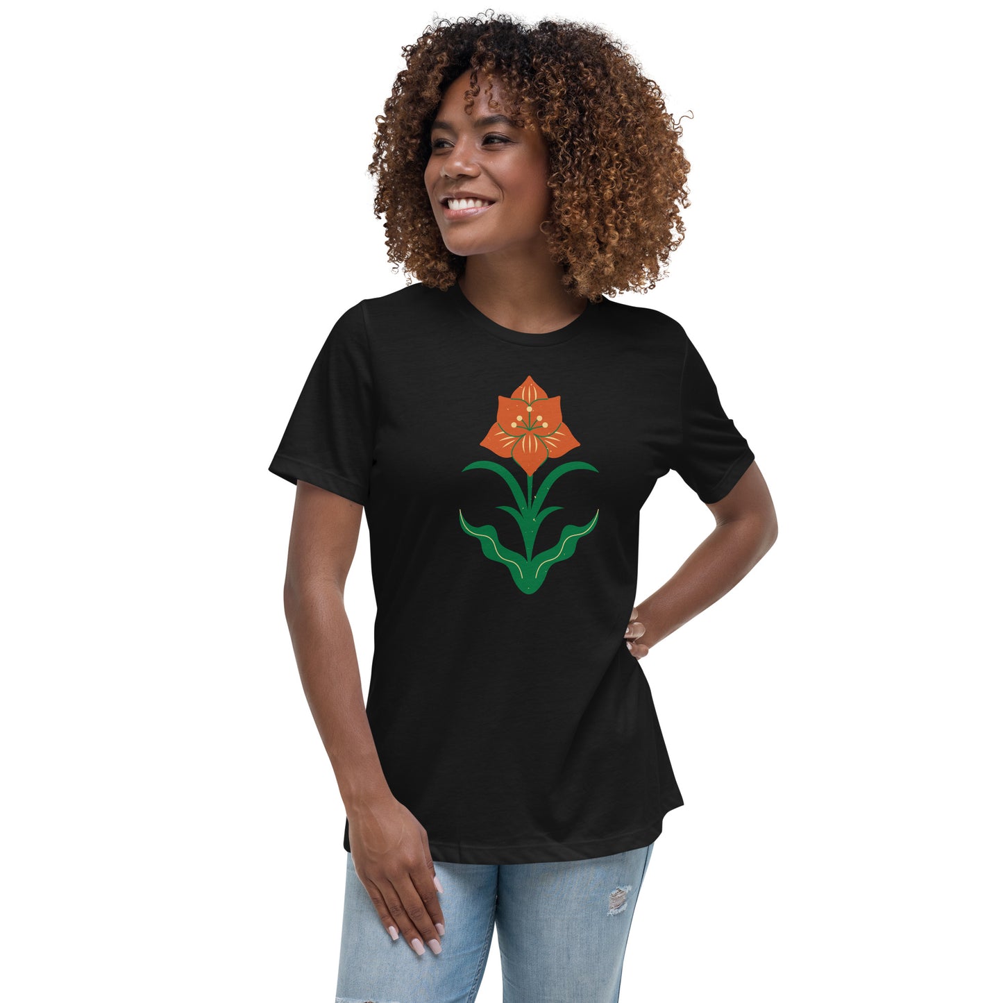 T-shirt Décontracté pour Femme - Fleur