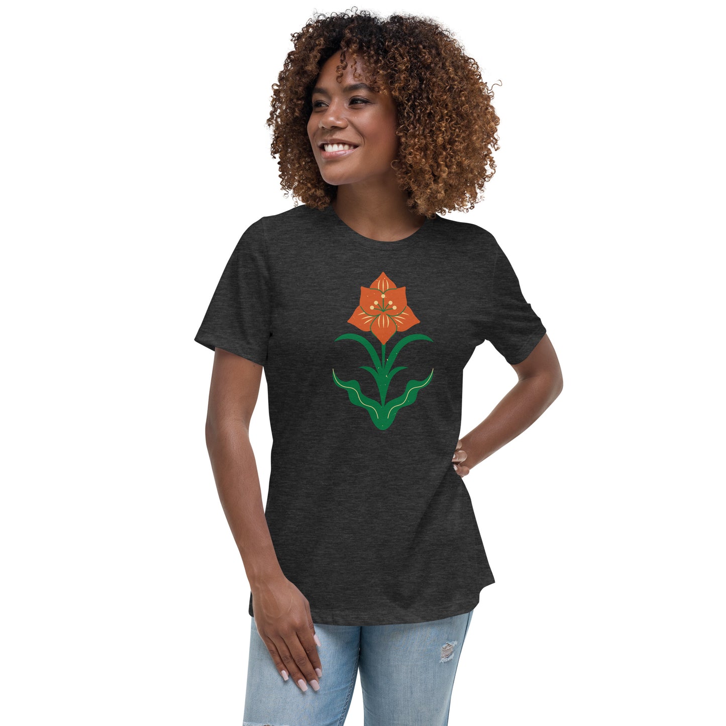 T-shirt Décontracté pour Femme - Fleur