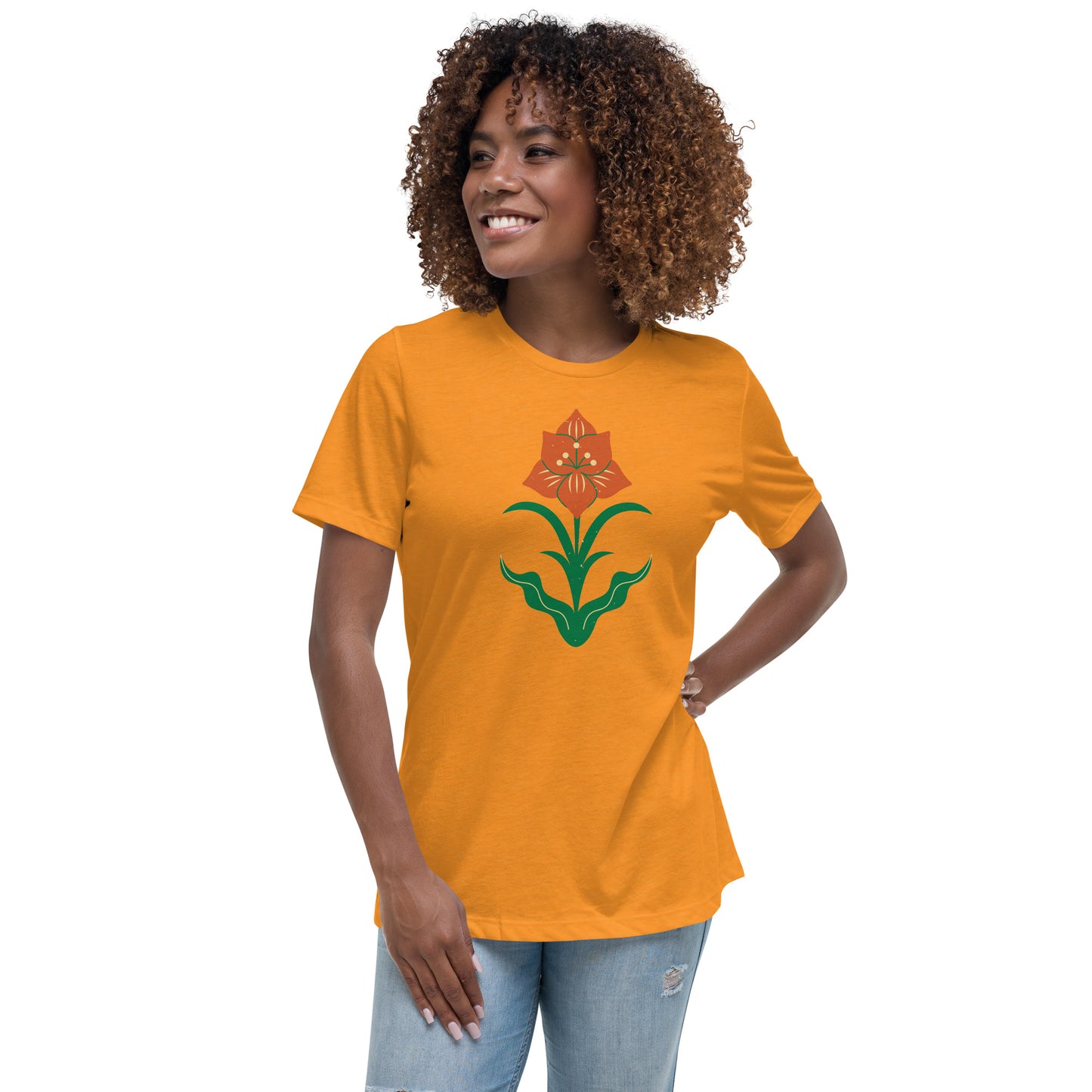 T-shirt Décontracté pour Femme - Fleur