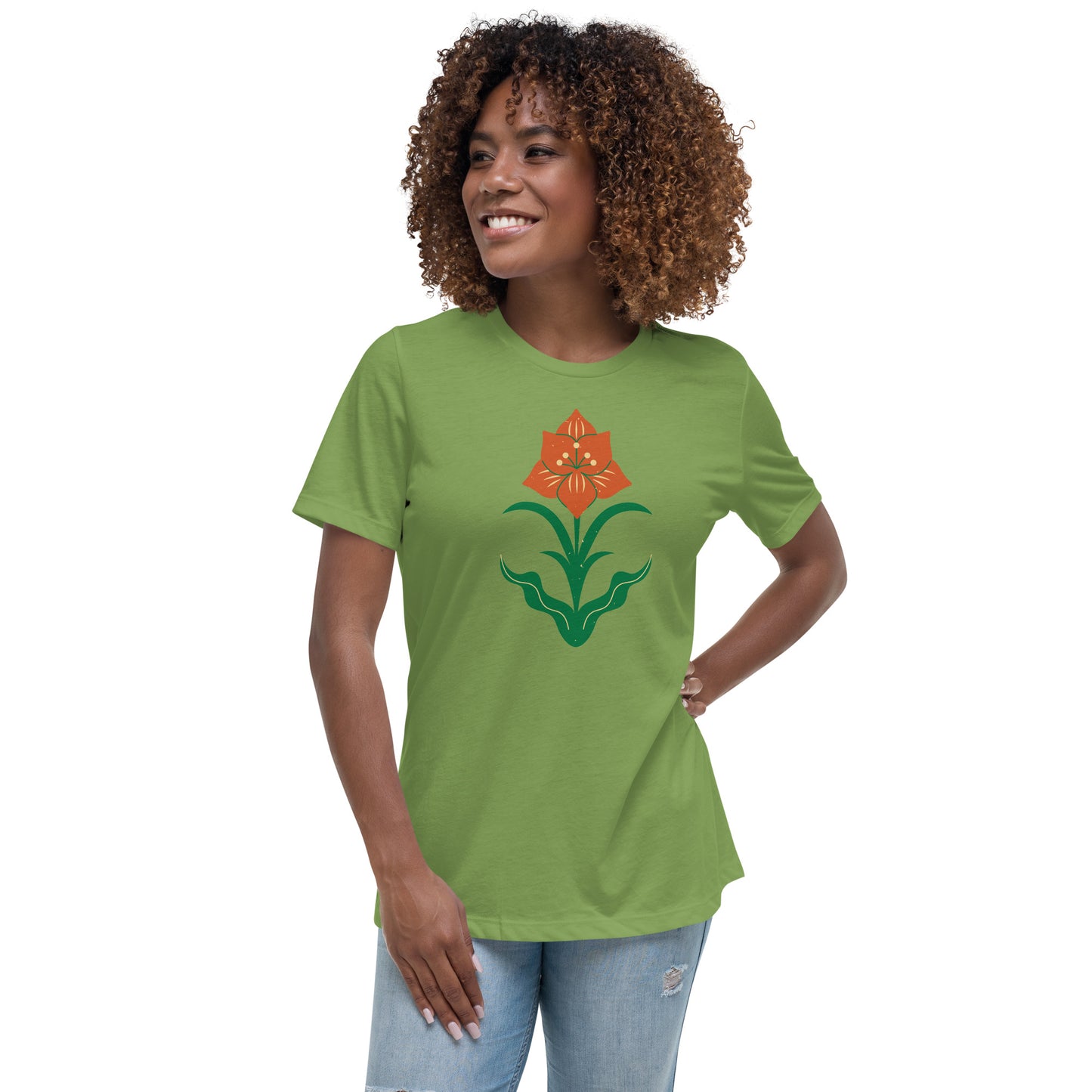 T-shirt Décontracté pour Femme - Fleur
