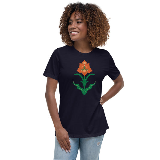 T-shirt Décontracté pour Femme - Fleur