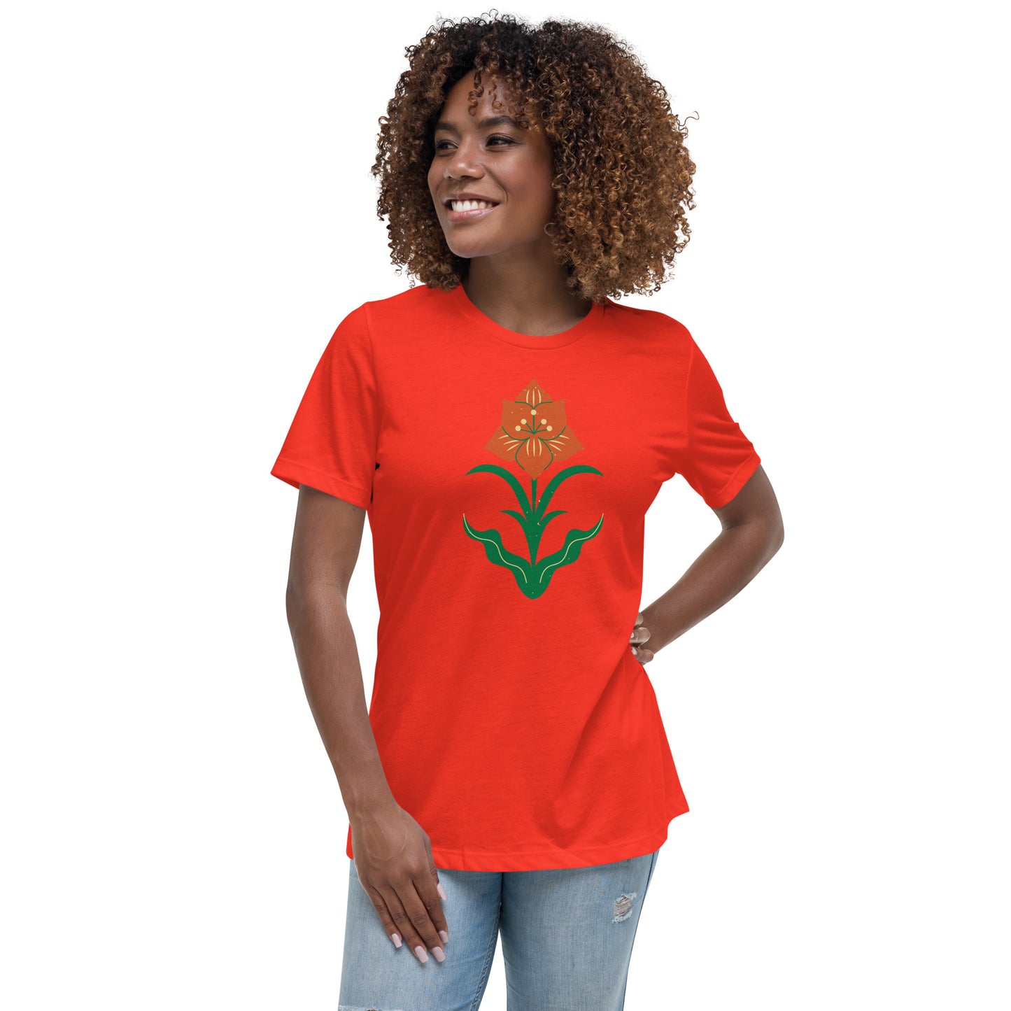 T-shirt Décontracté pour Femme - Fleur