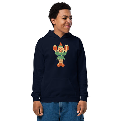 Sweat à capuche épais pour les jeunes - Lutin De Noël