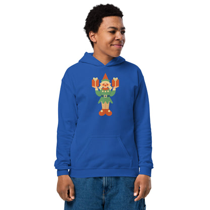 Sweat à capuche épais pour les jeunes - Lutin De Noël