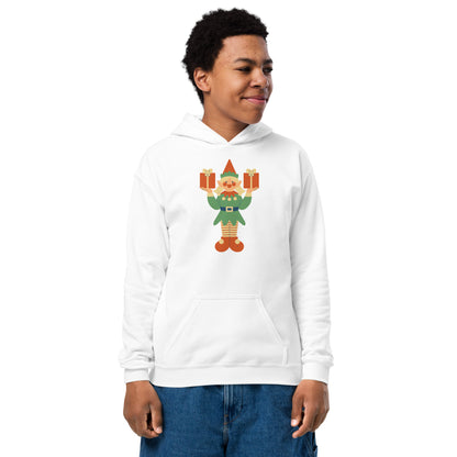 Sweat à capuche épais pour les jeunes - Lutin De Noël