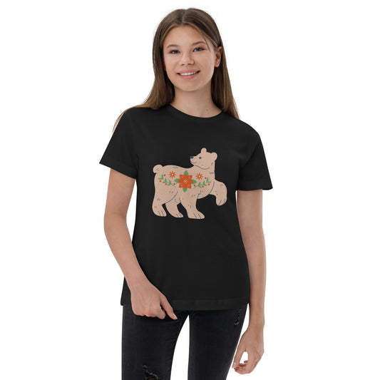 T-shirt en jersey adolescent - Ours De Noël