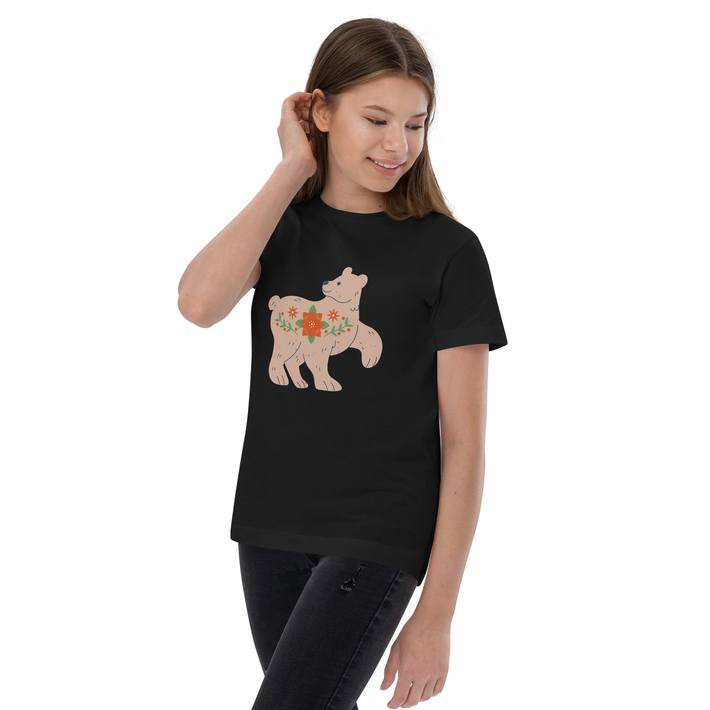 T-shirt en jersey adolescent - Ours De Noël