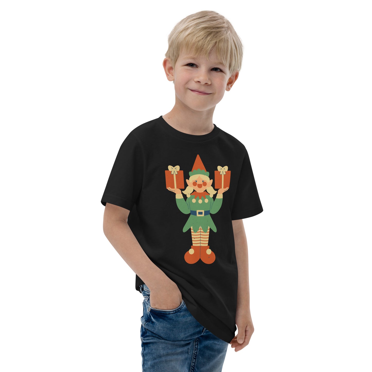 T-shirt en jersey adolescent - Lutin De Noël