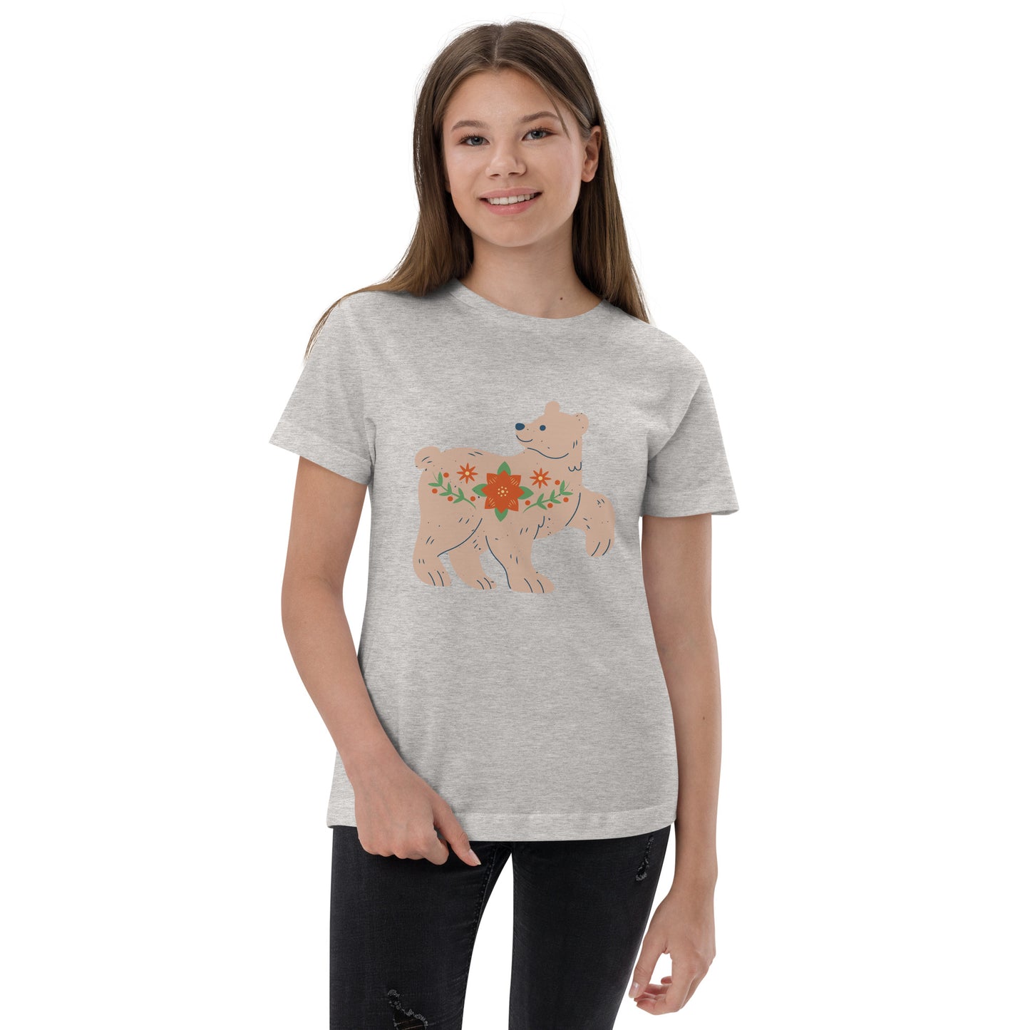 T-shirt en jersey adolescent - Ours De Noël