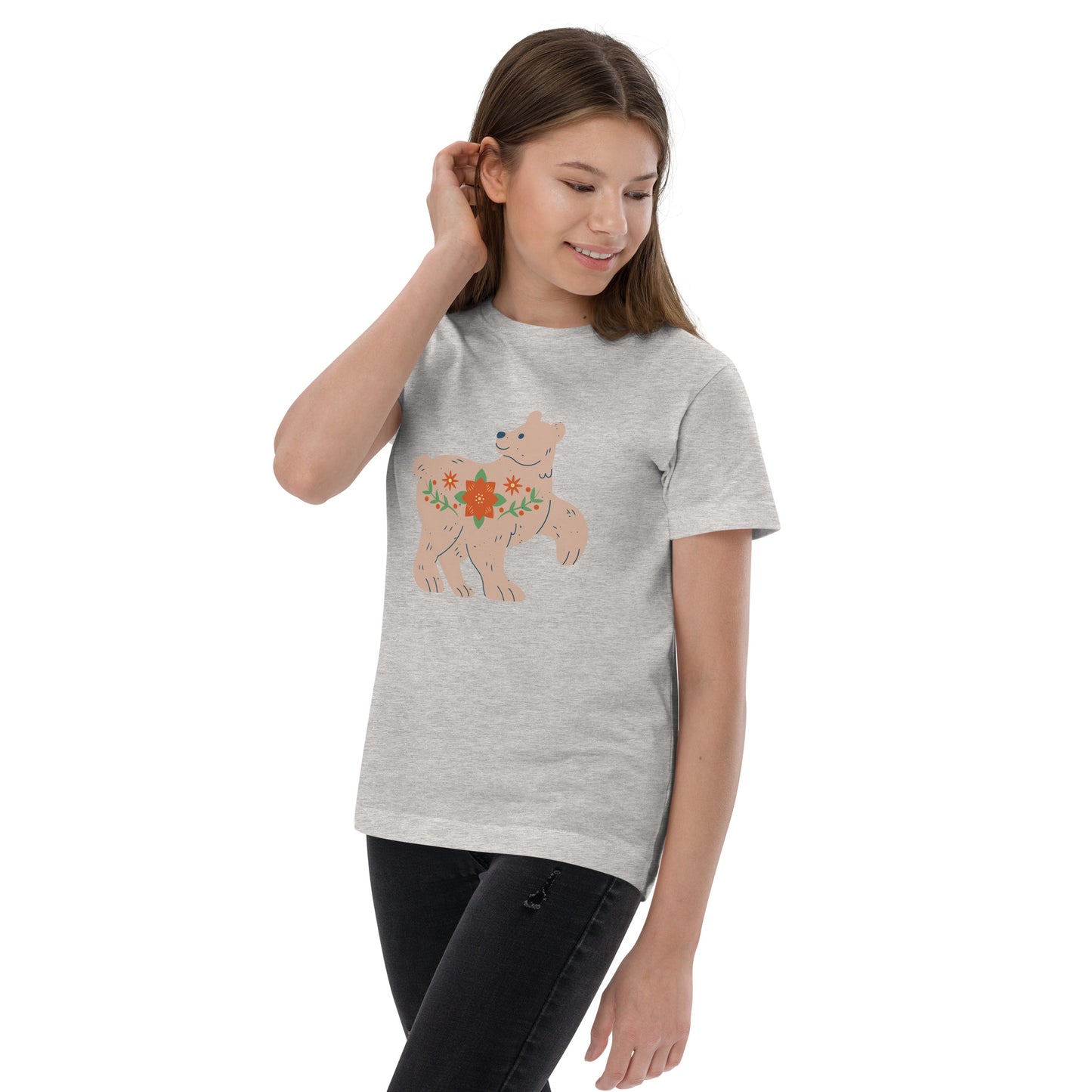 T-shirt en jersey adolescent - Ours De Noël
