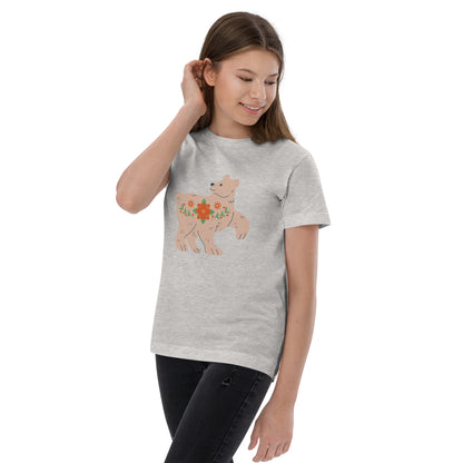 T-shirt en jersey adolescent - Ours De Noël