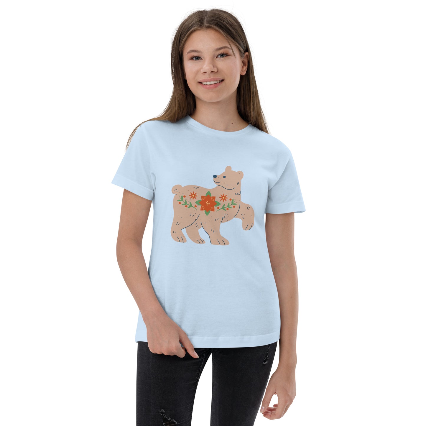 T-shirt en jersey adolescent - Ours De Noël