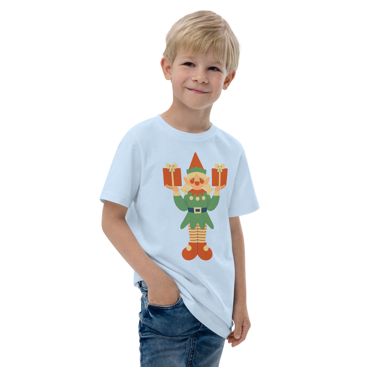 T-shirt en jersey adolescent - Lutin De Noël