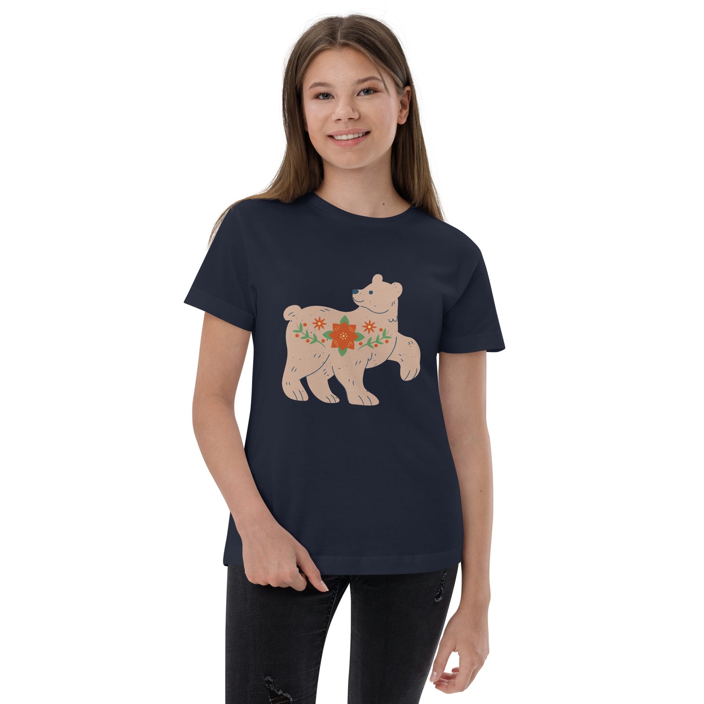 T-shirt en jersey adolescent - Ours De Noël
