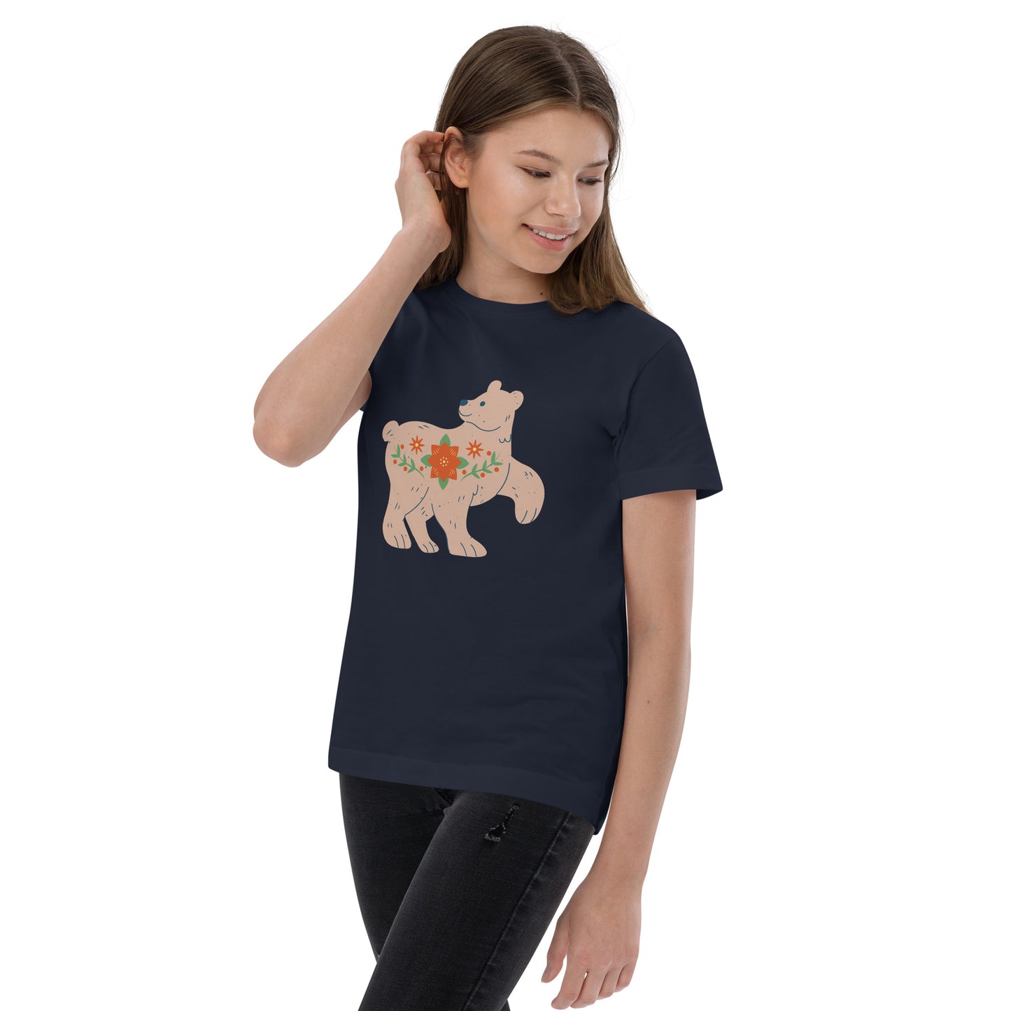 T-shirt en jersey adolescent - Ours De Noël