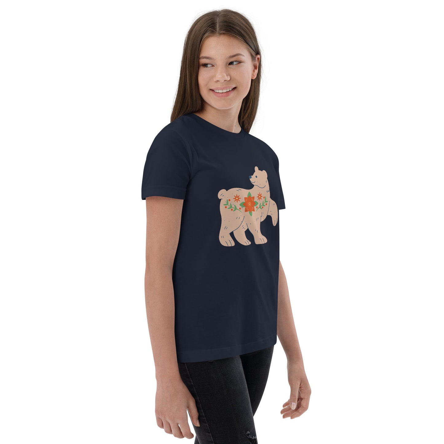 T-shirt en jersey adolescent - Ours De Noël