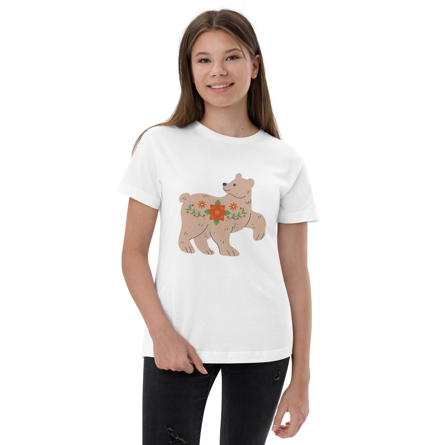 T-shirt en jersey adolescent - Ours De Noël