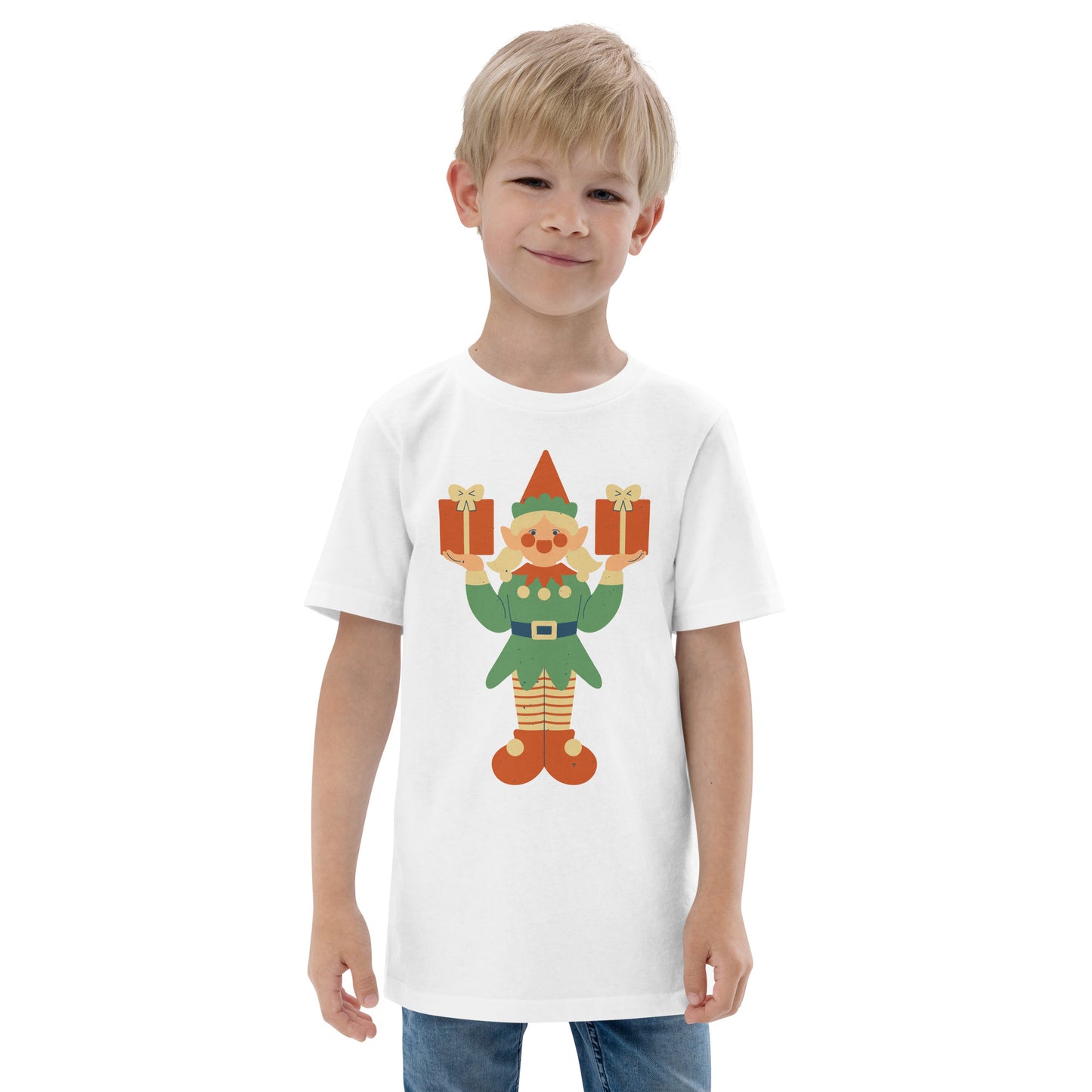 T-shirt en jersey adolescent - Lutin De Noël