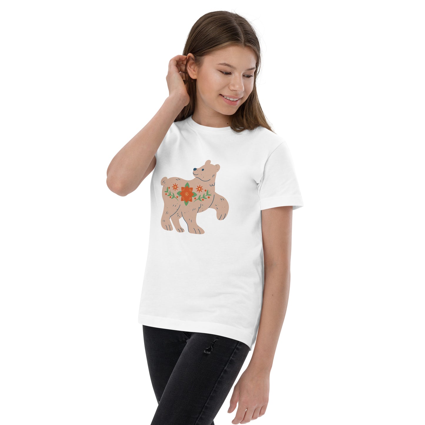 T-shirt en jersey adolescent - Ours De Noël