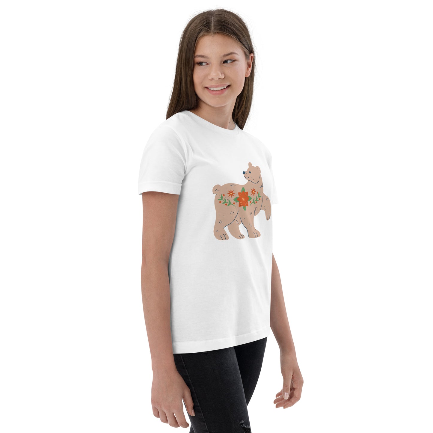 T-shirt en jersey adolescent - Ours De Noël