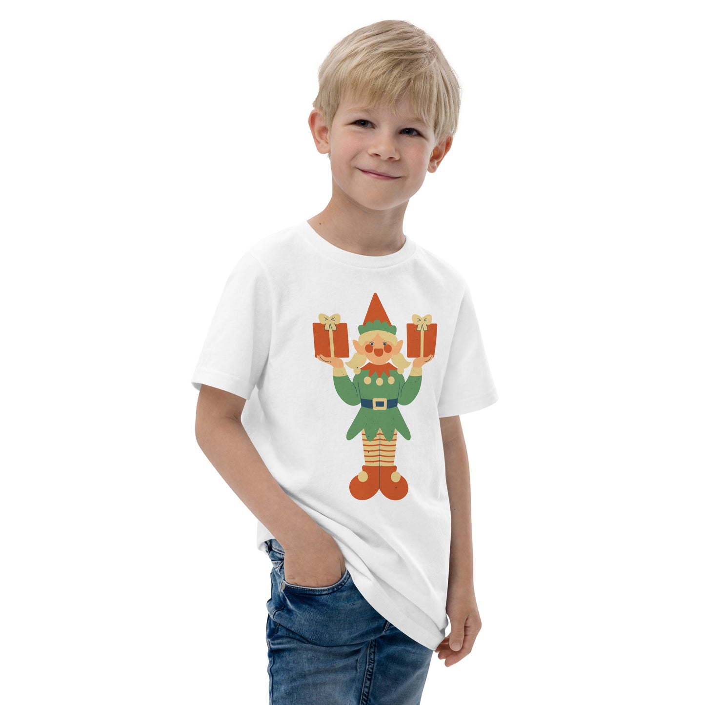 T-shirt en jersey adolescent - Lutin De Noël