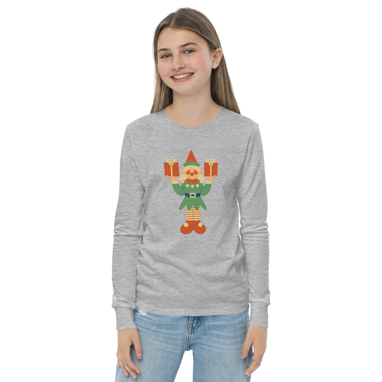Haut à manches longues adolescent - Lutin De Noël