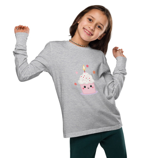Haut à manches longues adolescent - Cupcake Licorne