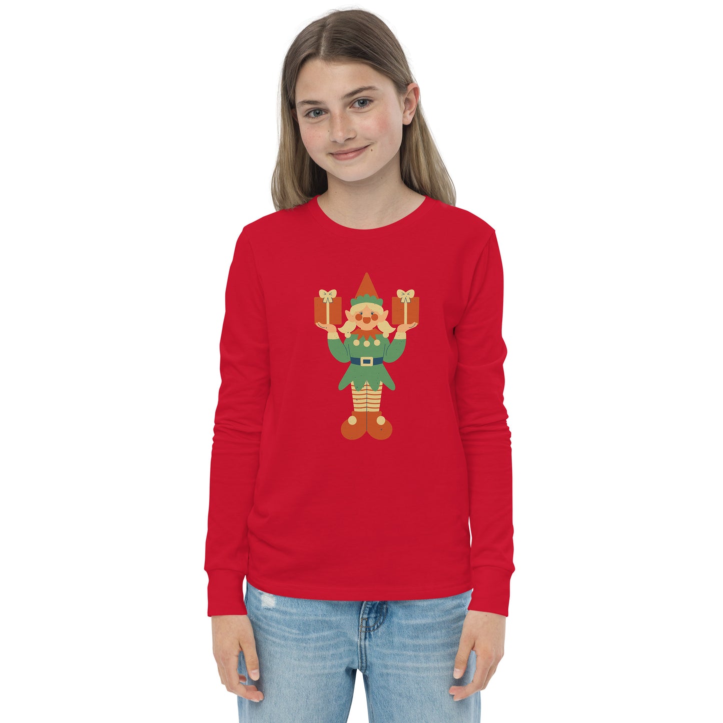 Haut à manches longues adolescent - Lutin De Noël