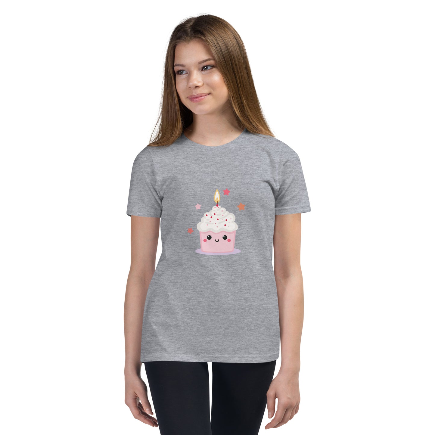 T-shirt à Manches Courtes pour Adolescent - Cupcake Licorne