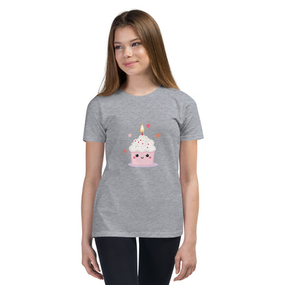 T-shirt à Manches Courtes pour Adolescent - Cupcake Licorne