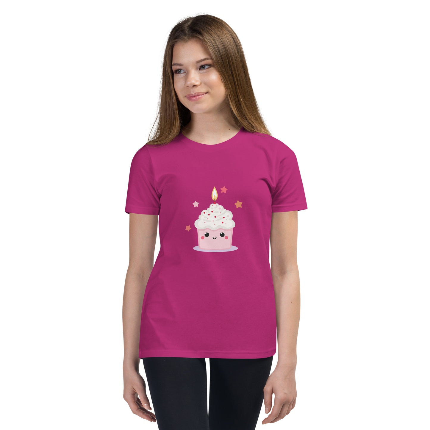 T-shirt à Manches Courtes pour Adolescent - Cupcake Licorne
