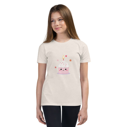 T-shirt à Manches Courtes pour Adolescent - Cupcake Licorne