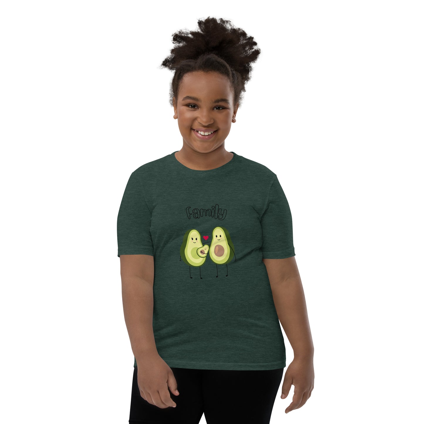 T-shirt à Manches Courtes pour Adolescent - Avocado Family