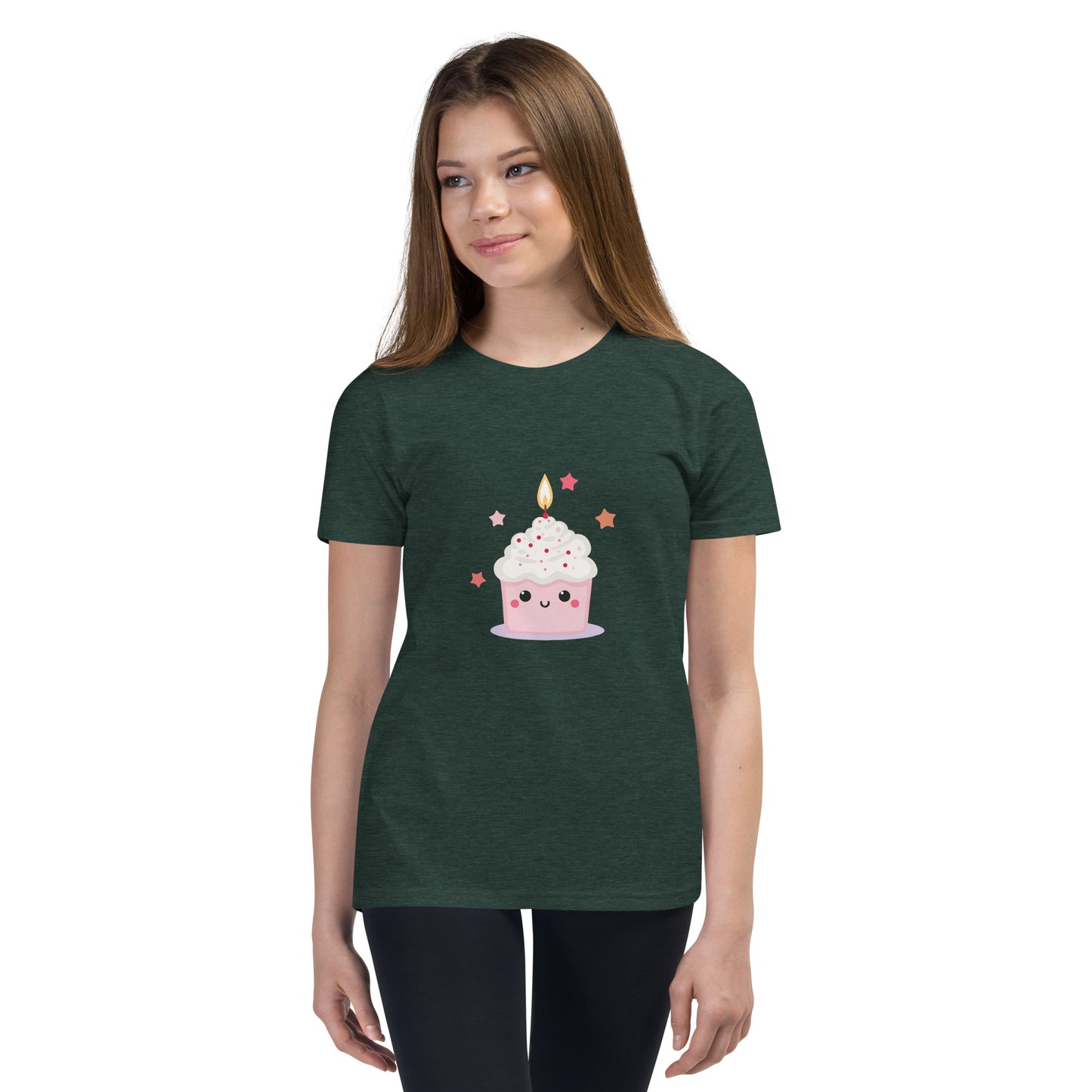 T-shirt à Manches Courtes pour Adolescent - Cupcake Licorne