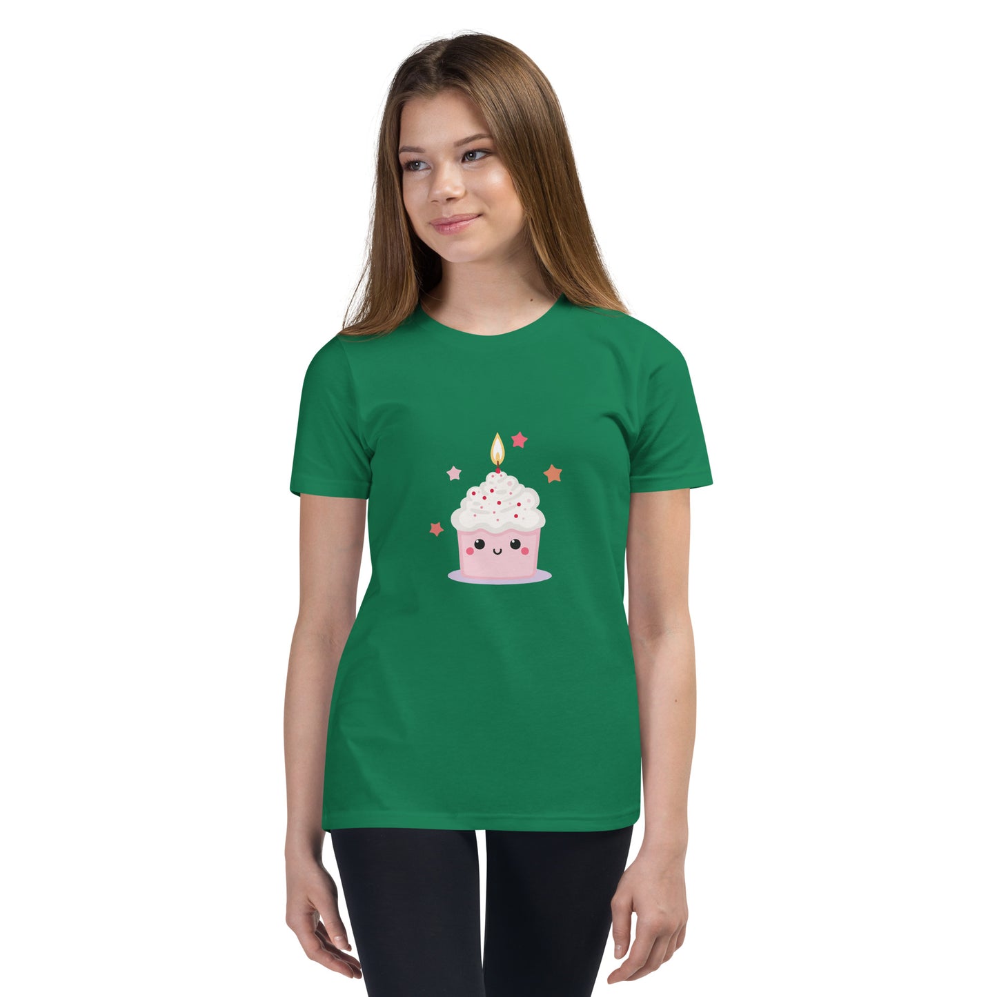 T-shirt à Manches Courtes pour Adolescent - Cupcake Licorne