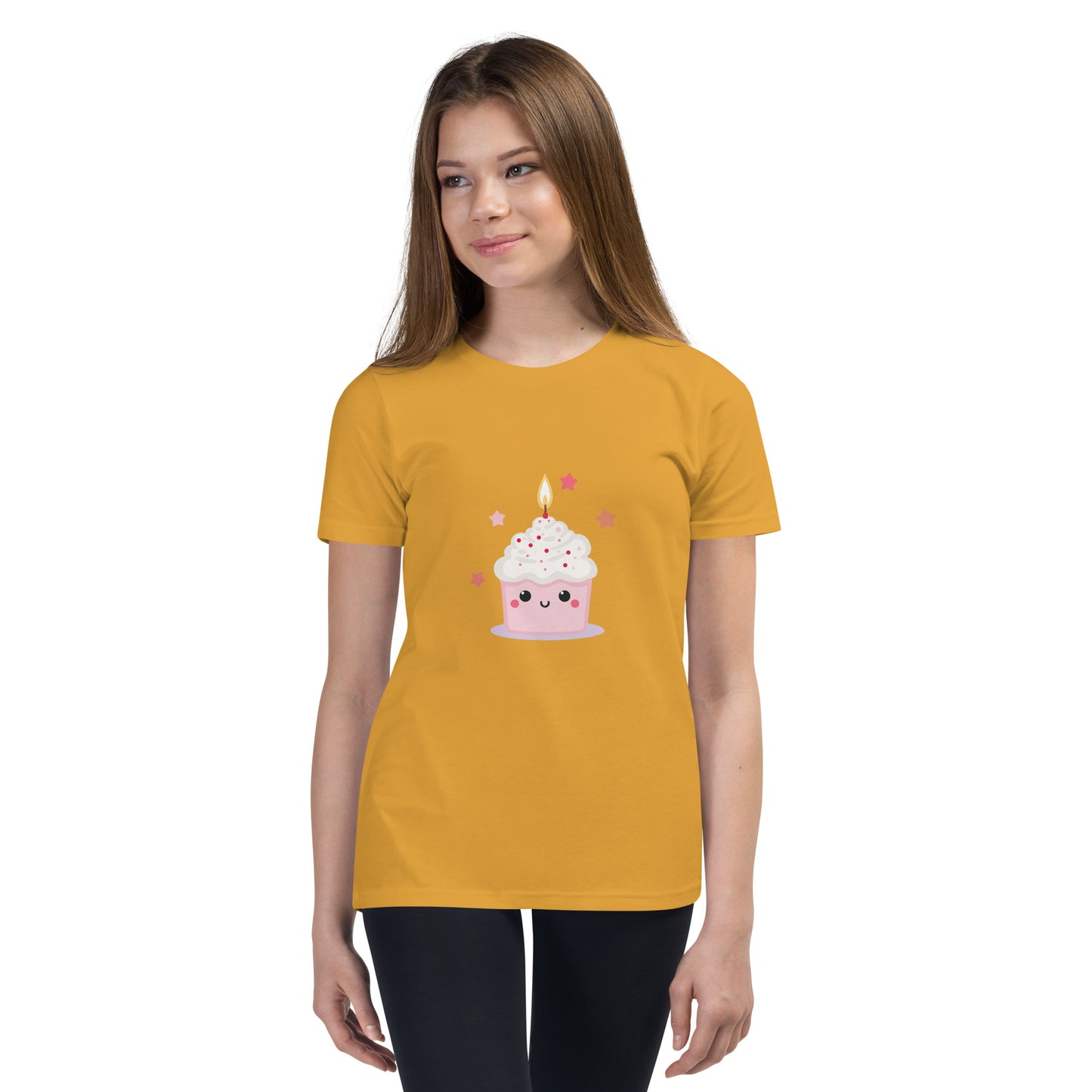 T-shirt à Manches Courtes pour Adolescent - Cupcake Licorne