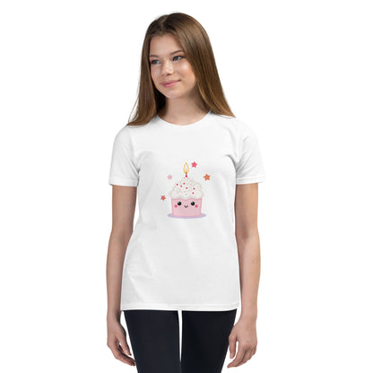 T-shirt à Manches Courtes pour Adolescent - Cupcake Licorne